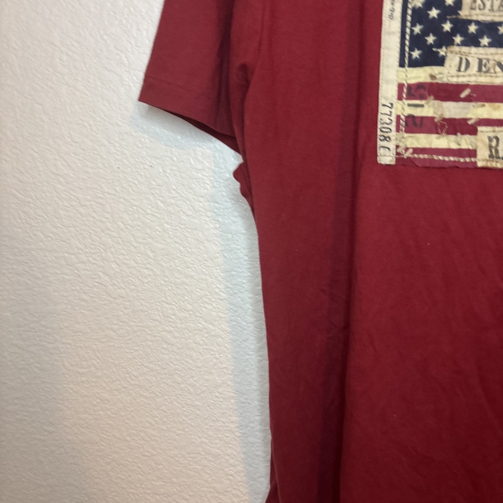 Denim Supply Ralph Lauren Distressed American Flag T-Shirt XL Single‎ Stitch - Picture 6 of 16